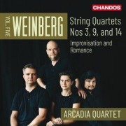 Cover-Bild zum Titel 'Weinberg: Streichquartette,Vol. 5' von 'Arcadia Quartet'