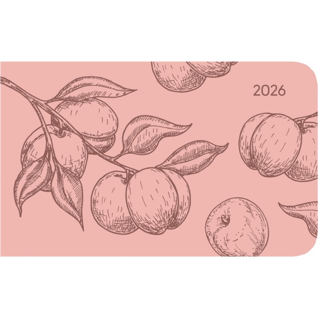 Ladytimer TO GO Deluxe Salmon 2026 - Taschen-Kalender 15,3x8,7 cm - Tucson Einband - mit Motivprägung - Weekly - 128 Seiten - Alpha Edition - 