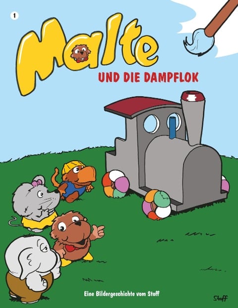 Malte und die Dampflok - Stefan Bischoff