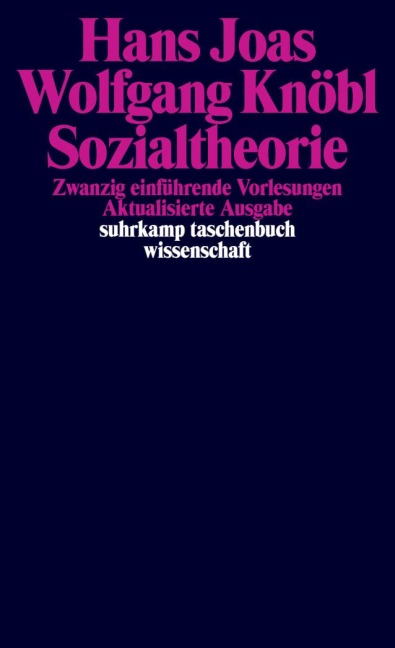 Sozialtheorie - Hans Joas, Wolfgang Knöbl