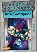 Cover-Bild zum Titel 'Freaky Fahrstuhl 2: Woah, Weltraum!' von 'Christian Tielmann'