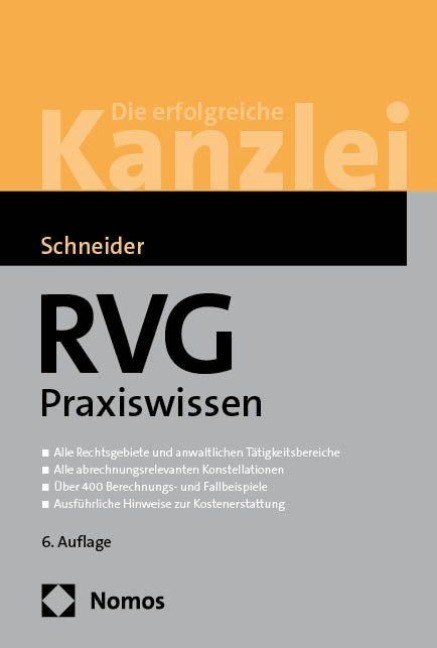 RVG Praxiswissen - Norbert Schneider, Joachim Volpert