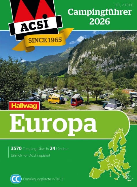 ACSI Campingführer Europa 2026 - 