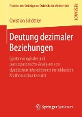 Deutung dezimaler Beziehungen - Christian Schöttler