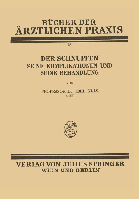 Der Schnupfen - Emil Glas