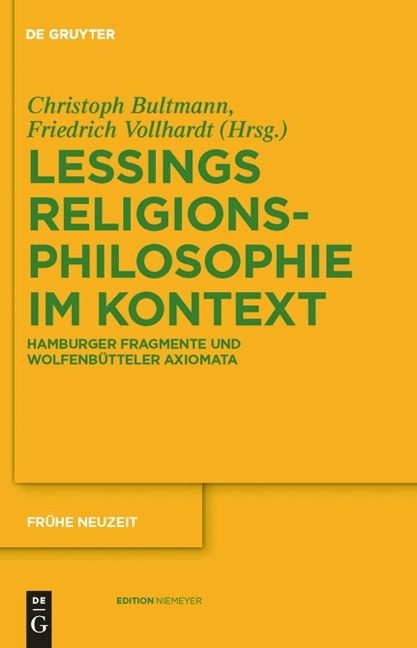 Gotthold Ephraim Lessings Religionsphilosophie im Kontext - 