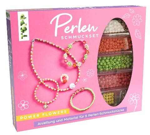 Perlen-Schmuckset - Power Flowers - Frechverlag