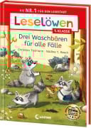 Cover-Bild zum Titel 'Leselöwen 1. Klasse - Drei Waschbären für alle Fälle' von 'Christian Tielmann'