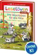 Cover-Bild zum Titel 'Leselöwen 1. Klasse - Drei Waschbären für alle Fälle' von 'Christian Tielmann'