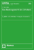 Cover-Bild zum Titel 'Das Rückzugsrecht des Urhebers' von 'Stefan Küster'
