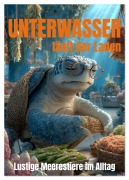 Cover-Bild zum Titel 'UNTERWASSER läuft der Laden - lustige Meerestiere im Alltag (Tischkalender 2026 DIN A5 hoch), CALVENDO Monatskalender' von 'Mb Fotografie'