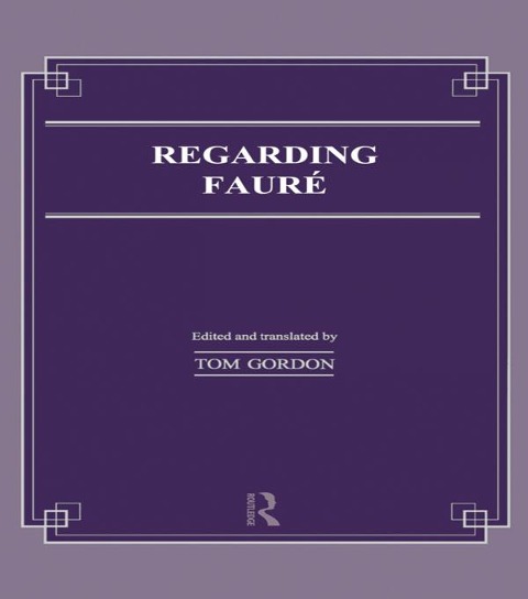 Regarding Faure - 