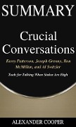 Summary of Crucial Conversations - Alexander Cooper