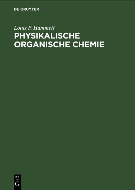Physikalische organische Chemie - 