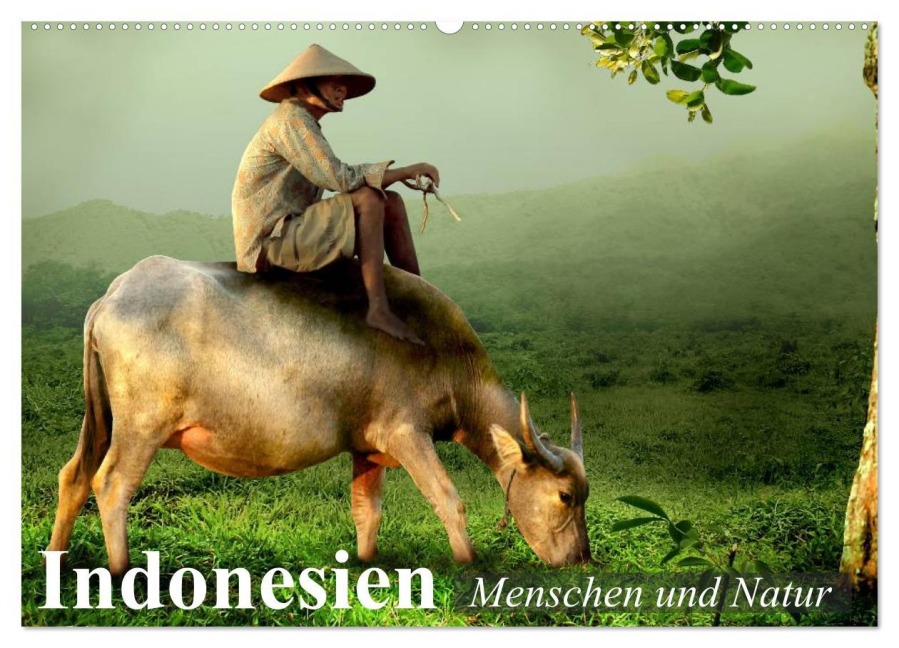 Indonesien. Menschen und Natur (Wandkalender 2025 DIN A2 quer), CALVENDO Monatskalender - Elisabeth Stanzer