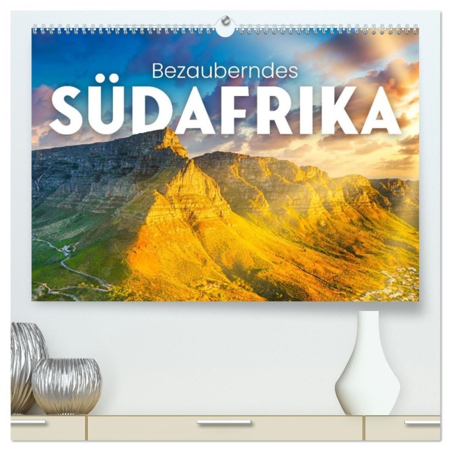 Bezauberndes Südafrika (hochwertiger Premium Wandkalender 2026 DIN A2 quer), Kunstdruck in Hochglanz - Happy Monkey
