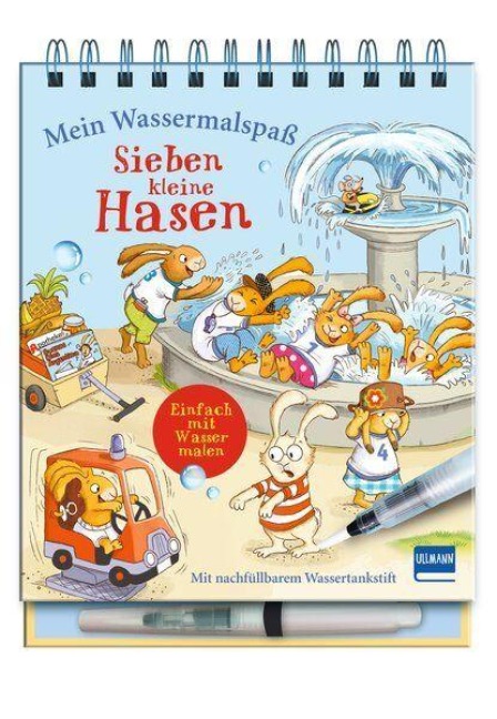 Mein Wassermalspaß - Sieben kleine Hasen - Sabine Praml