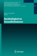 Cover-Bild zum Titel 'Nachhaltigkeit im Gesundheitswesen' von ''