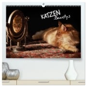 KATZEN Beautys (hochwertiger Premium Wandkalender 2026 DIN A2 quer), Kunstdruck in Hochglanz - Viktor Gross