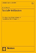 Cover-Bild zum Titel 'Soziale Inklusion' von 'André Reinelt'