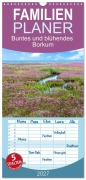 Cover-Bild zum Titel 'Familienplaner 2027 - Buntes und blühendes Borkum mit 5 Spalten (Wandkalender, 21 x 45 cm) CALVENDO' von 'Tatjana Balzer'