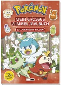 Cover-Bild zum Titel 'Pokémon: Mein großes Wimmel-Malbuch - Willkommen in Paldea!' von 'Pokémon, Panini'