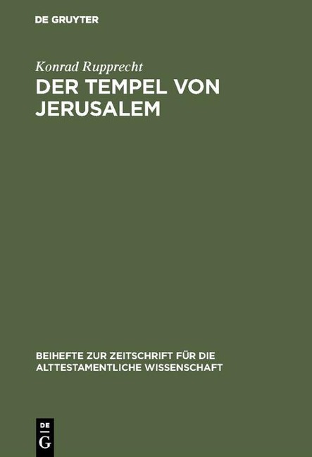 Der Tempel von Jerusalem - Konrad Rupprecht