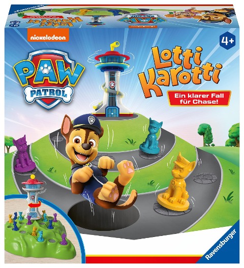 Ravensburger 22372 - PAW Patrol Lotti Karotti, Spiele-Klassiker mit den Serienhelden aus PAW Patrol, für 2 bis 4 Kinder ab 4 Jahren - © Seven Towns Ltd.