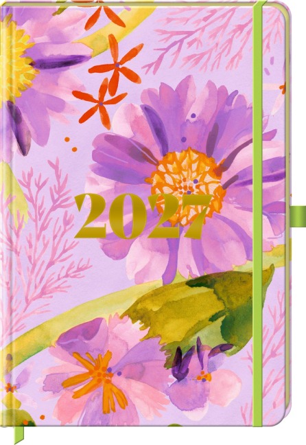 Wochenkalender 2027 - Purple - 