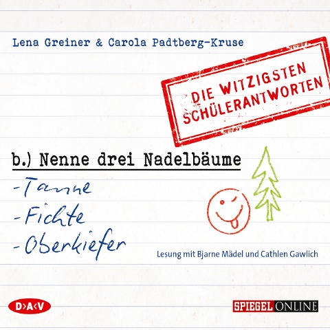 Nenne drei Nadelbäume: Tanne, Fichte, Oberkiefer - Lena Greiner, Carola Padtberg-Kruse