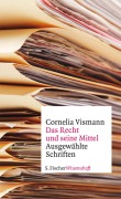 Cover-Bild zum Titel 'Das Recht und seine Mittel' von 'Cornelia Vismann'