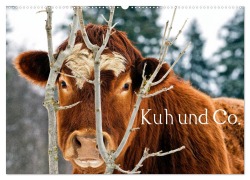 Cover-Bild zum Titel 'Kuh und Co. (Wandkalender 2026 DIN A2 quer), CALVENDO Monatskalender' von 'E. Ehmke'