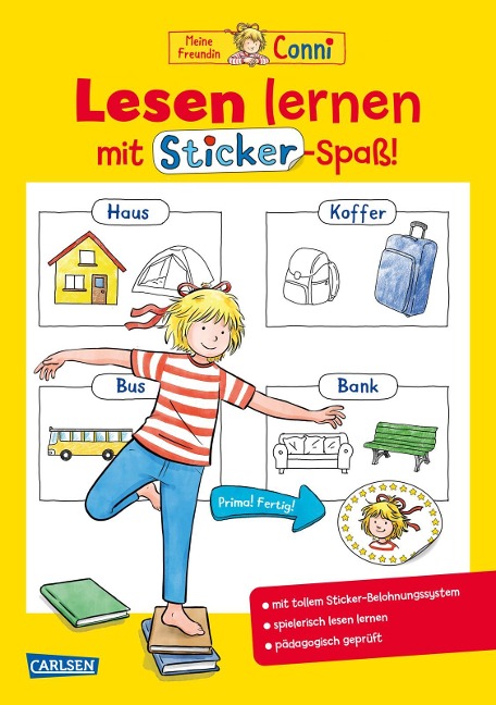 Conni Gelbe Reihe (Beschäftigungsbuch): Lesen lernen mit Sticker-Spaß - Hanna Sörensen