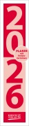 Cover-Bild zum Titel 'Streifenplaner Compact Rot 2026' von ''