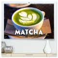 Matcha - Grüner Muntermacher (hochwertiger Premium Wandkalender 2024 DIN A2 quer), Kunstdruck in Hochglanz - Sf Sf