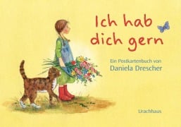 Cover-Bild zum Titel 'Postkartenbuch 'Ich hab dich gern'' von 'Daniela Drescher'