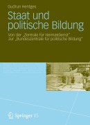 Cover-Bild zum Titel 'Staat und politische Bildung' von 'Gudrun Hentges'
