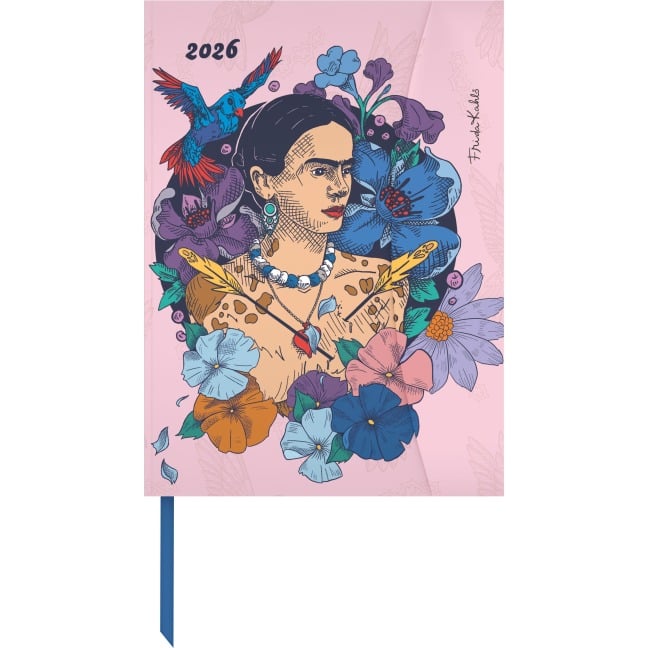 Frida Kahlo 2026 - Diary - Buchkalender - Taschenkalender - 16x22 - 