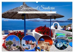 Cover-Bild zum Titel 'Trauminsel Santorin (Wandkalender 2027 DIN A2 quer), CALVENDO Monatskalender' von 'Klaus-Peter Huschka'
