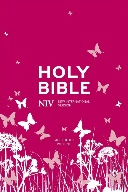 NIV Pocket Pink Soft-tone Bible with Zip - New International Version