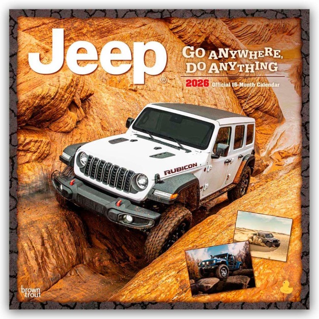 Jeep 2026 - 16-Monatskalender - Browntrout Publishers