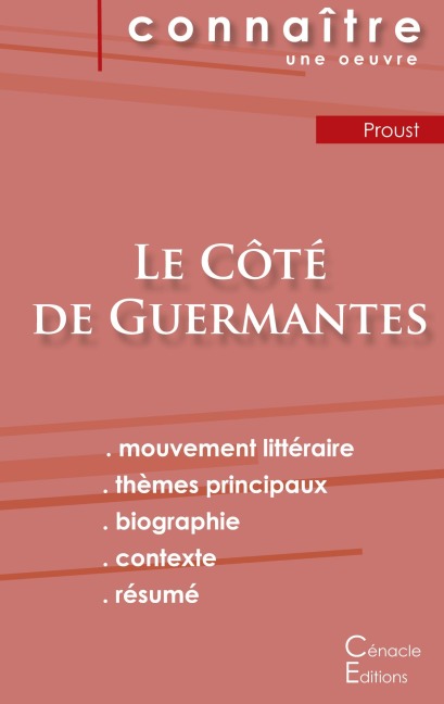 Fiche de lecture Le Côté de Guermantes de Marcel Proust (analyse littéraire de référence et résumé complet) - Marcel Proust
