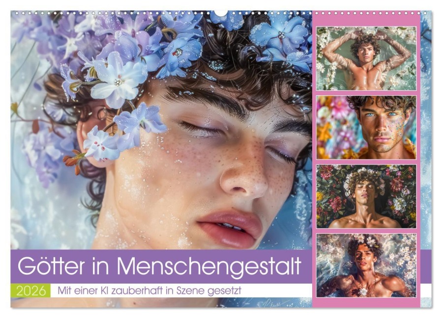 Götter in Menschengestalt (Wandkalender 2026 DIN A2 quer), CALVENDO Monatskalender - Steffen Gierok-Latniak