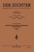 Cover-Bild zum Titel 'Genetisch-pflanzenzüchterische Bibliographie 1939-1946(1947)' von ''