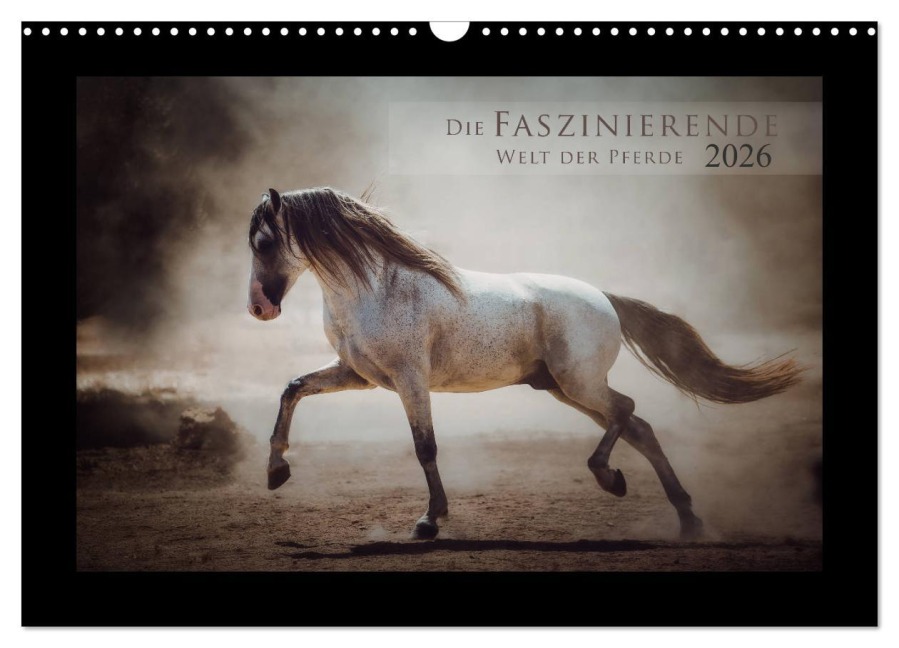 Die Faszinierende Welt der Pferde (Wandkalender 2026 DIN A3 quer), CALVENDO Monatskalender - Sabrina Mischnik
