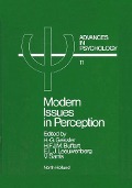 Cover-Bild zum Titel 'Modern Issues in Perception' von ''