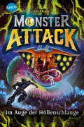 Cover-Bild zum Titel 'Monster Attack (3). Im Auge der Höllenschlange' von 'Jon Drake'