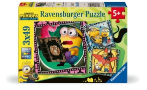 Cover-Bild zum Titel 'Kinderpuzzle 3x49 Teile - Minions 3' von ''