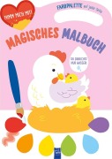 Cover-Bild zum Titel 'Magisches Malbuch - Cover rosa (Huhn)' von ''
