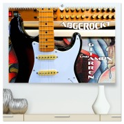 Gitarren und Amps - abgerockt (hochwertiger Premium Wandkalender 2026 DIN A2 quer), Kunstdruck in Hochglanz - Renate Bleicher